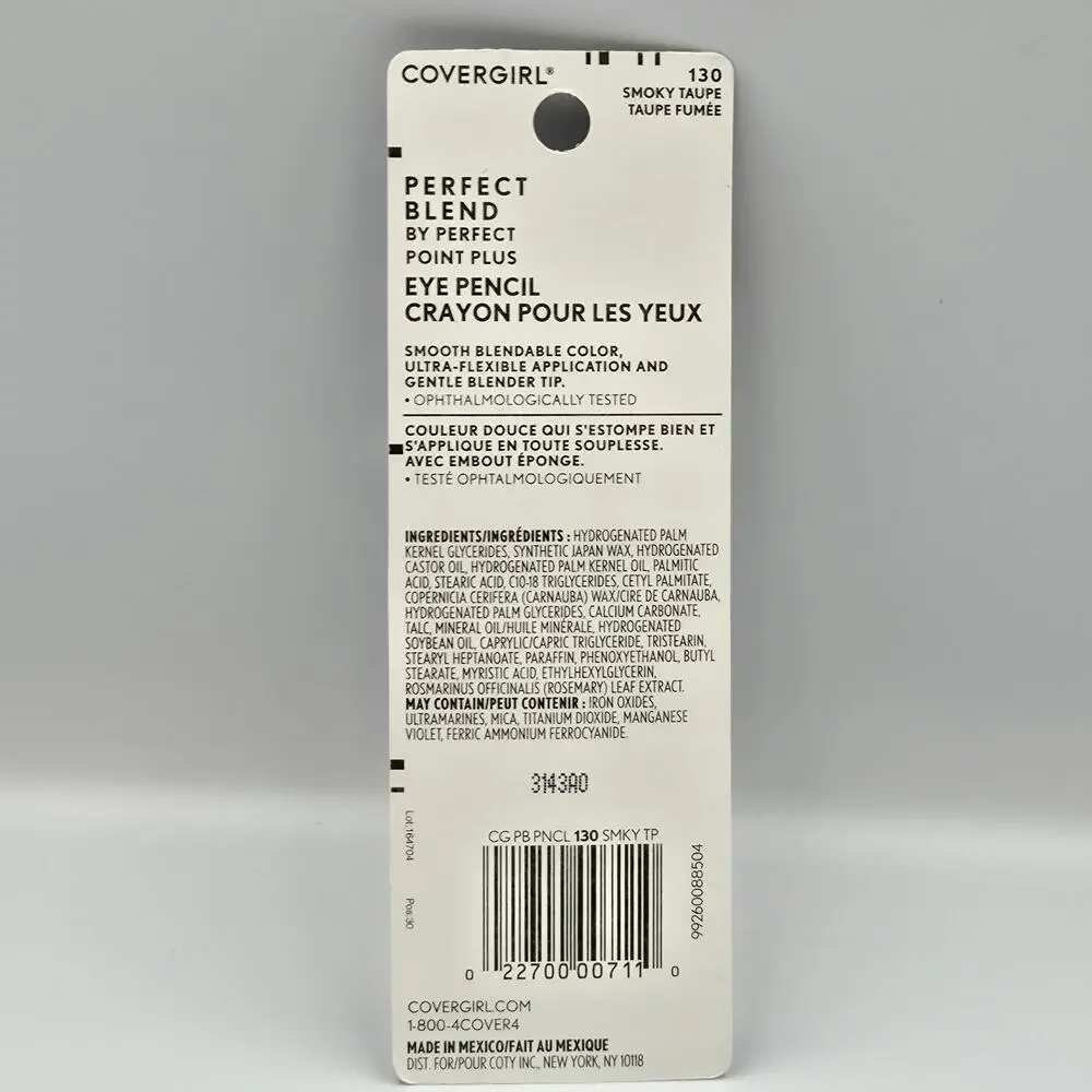 Covergirl  Perfect Blend Eyeliner Pencil #130 Smoky Taupe Perfect Point +